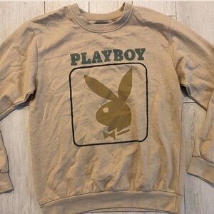 PLAYBOY TAN SWEATSHIRT